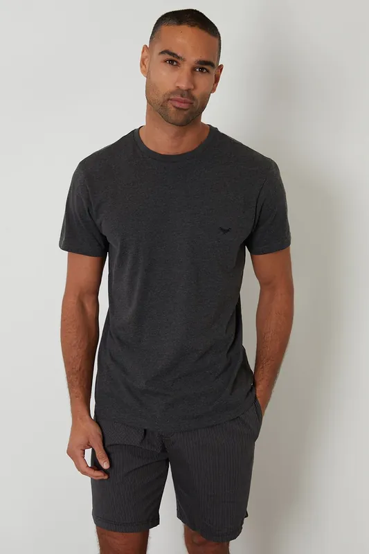 Stripe Short Pyjama Set - Threadbare