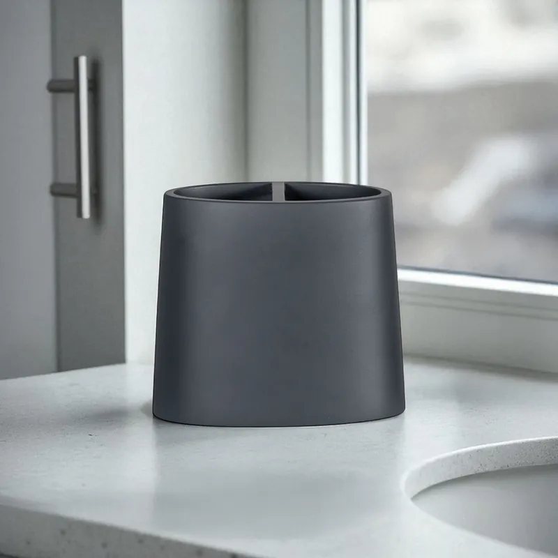 Alto Grey Toothbrush Holder - Showerdrape