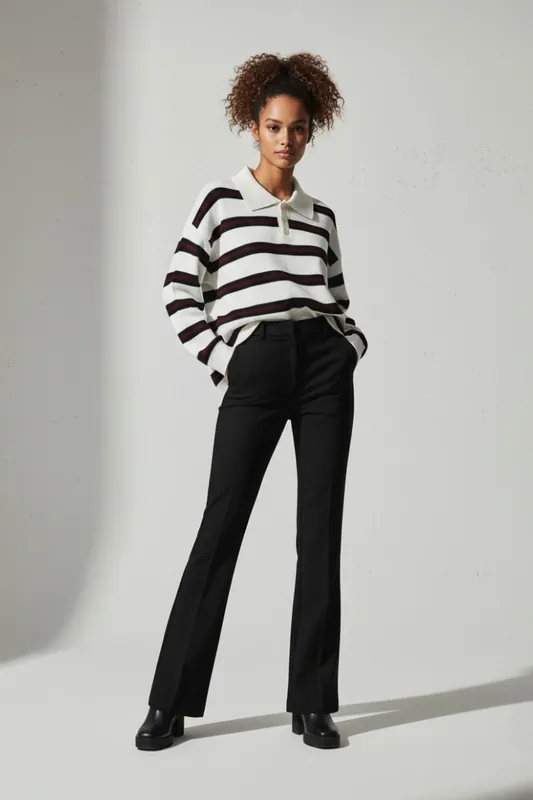 Knitted Rugby Jumper - Knitted - Regular - Jumper