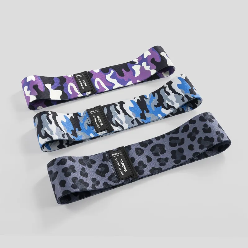 Phoenix Fitness Fabric Resistance Bands - Camouflage