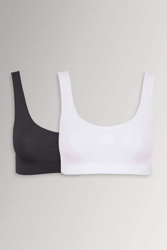 2 Pack Seamless Non-Padded Bras