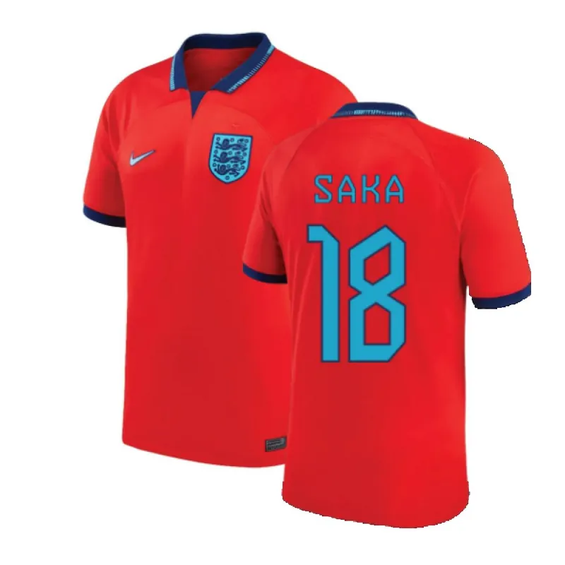 Mens 2022 - 2023 Away Shirt - Saka 18
