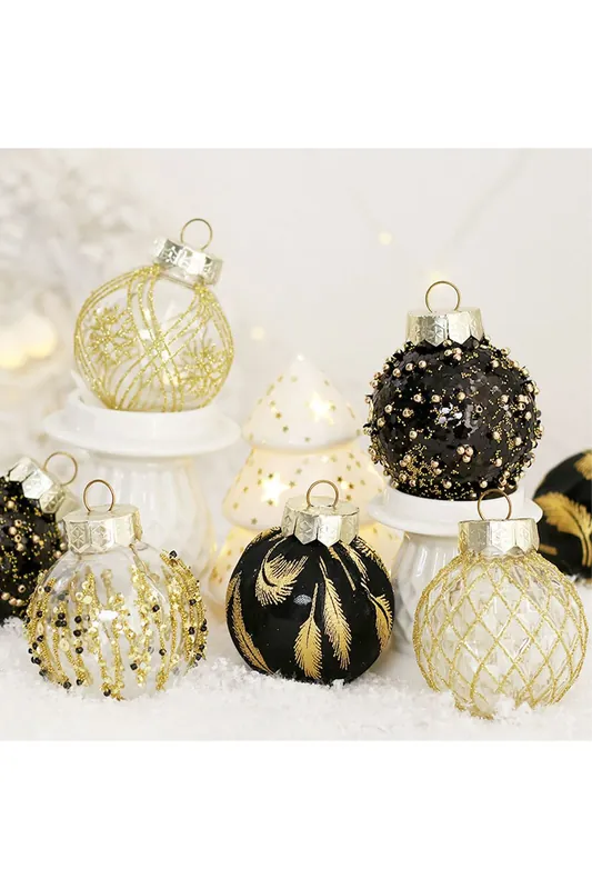 25Pcs Christmas Ball Ornament Set Festival Decoration - Living and Home