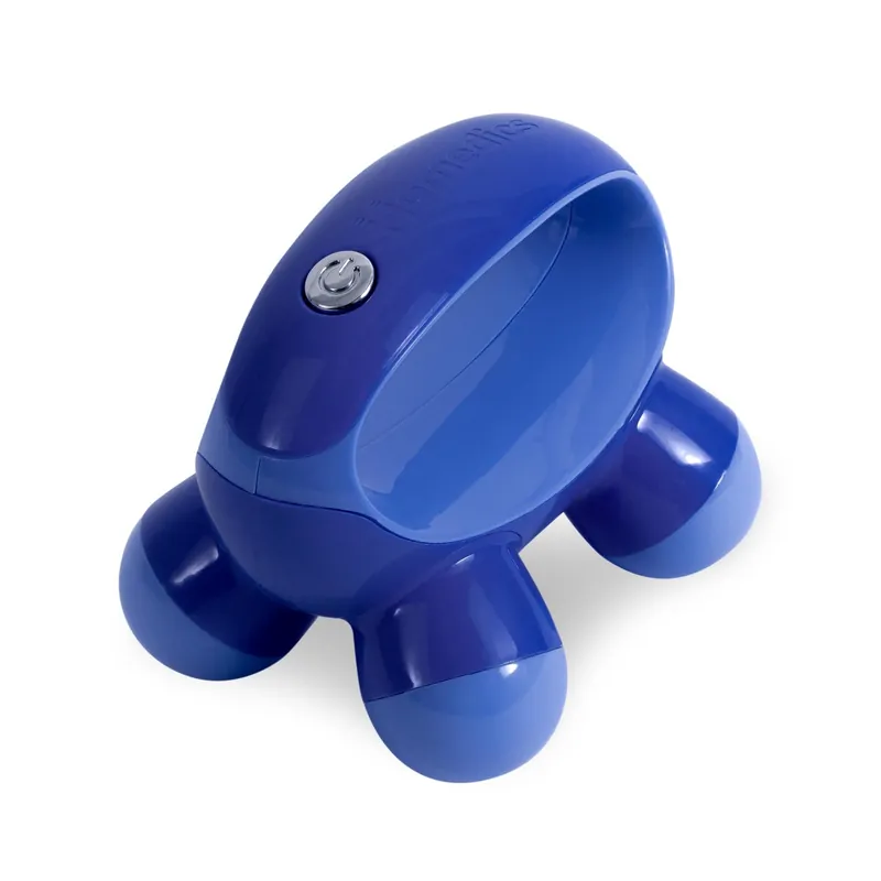 HoMedics Quatro Mini Hand-Held Massager with Hand Grip Battery Operated for Convenient and Relaxing Massage Therapy NOV-37DBL-EU
