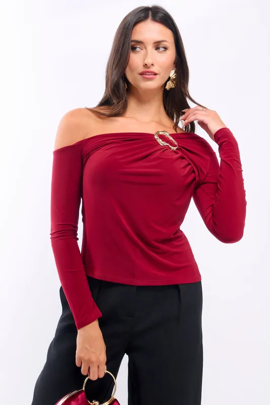 Wine Jersey Hardware Top - Needs No Label