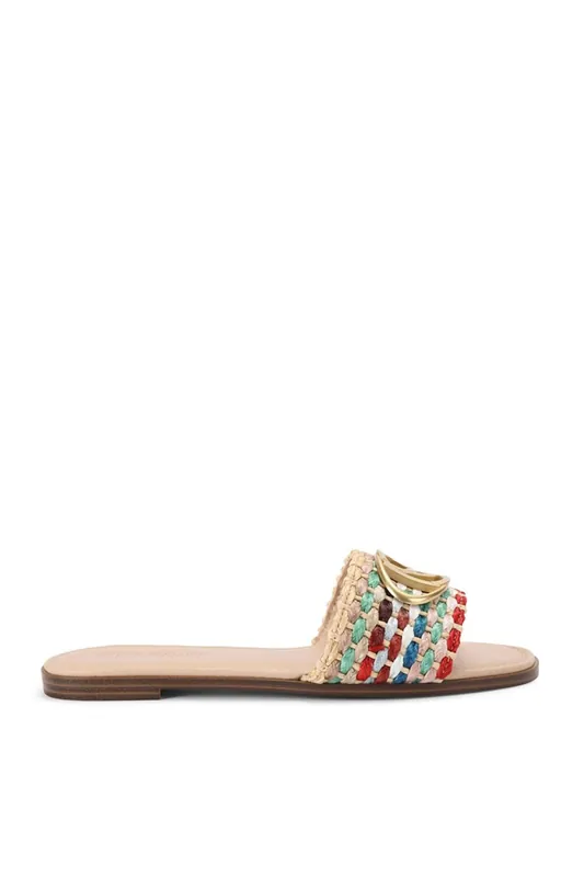 Kora Multi Raffia' Sandals - STEVE MADDEN