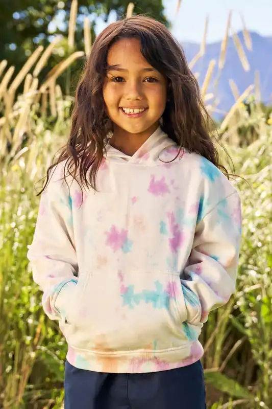 Tie Dye' Relaxed Fit Everyday Cotton Hoodie - Mountain Warehouse
