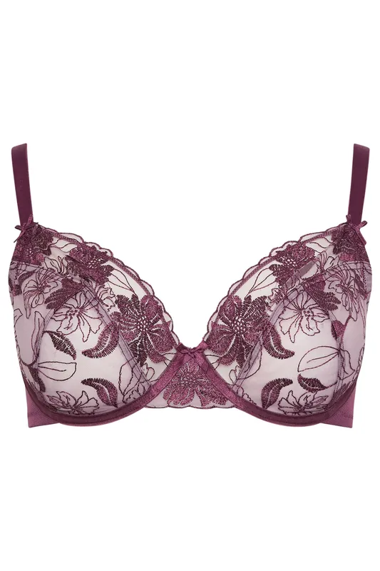 Lace Floral Non-Padded Bra