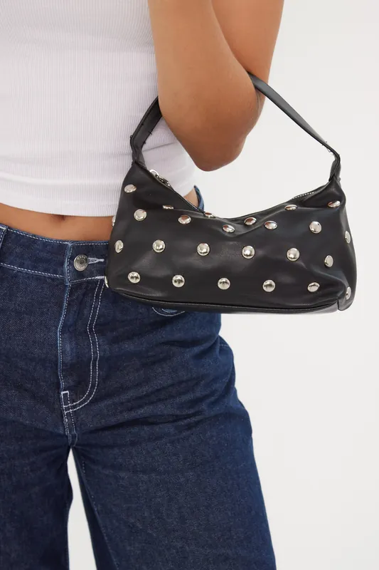 Mini Studded Handheld Bag - My Accessories London