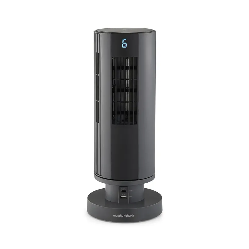 Air Flex 14" Tower Fan with Built-In Device Charger