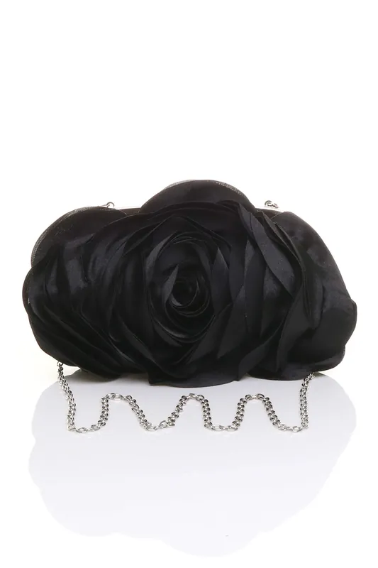 Evening Shoulder Satin Wedding Prom Party Clutch Bag - AJVANI