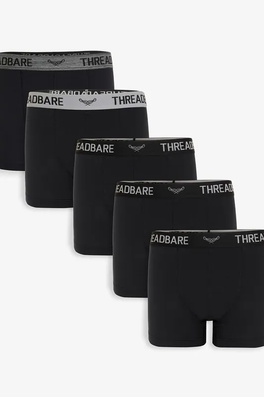 5-Pack Hipster Fit Boxer Shorts