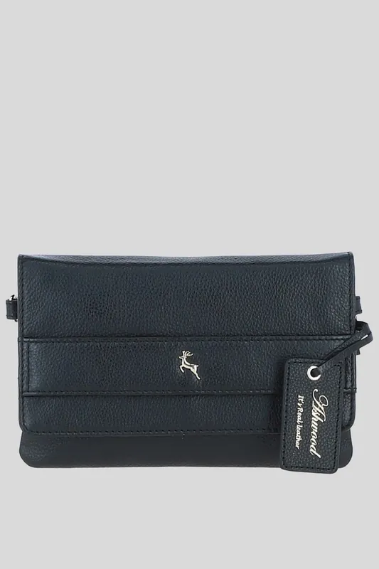 'Brinea' Real Leather Crossbody Bag - Ashwood Leather