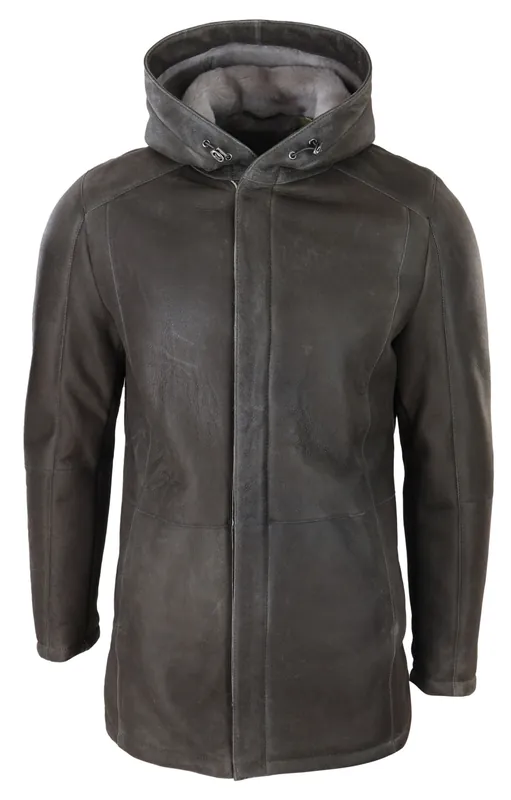 Soft Sheepskin Hooded Winter Coat - TruClothing