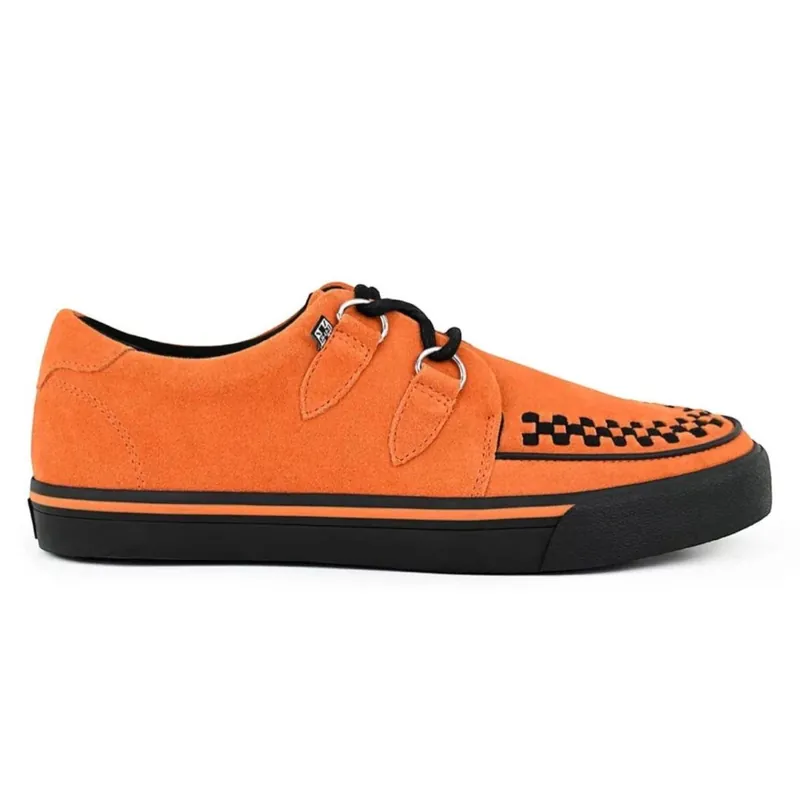 Pointed Creeper Sneaker Cow Suede Platform Shoes - TruClothing
