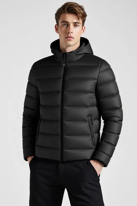 Winter Quilted Coat with Hood - MODISHION