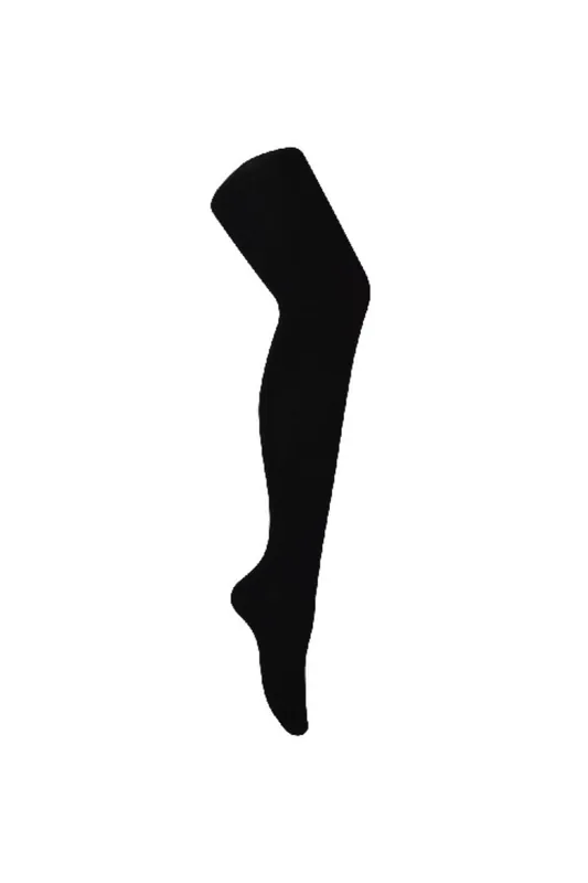 2 Pack Soft Breathable Bamboo Tights in Black - Sock Snob