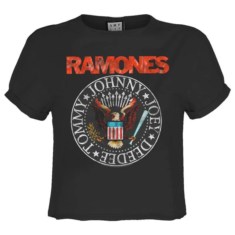 Vintage Seal Ramones Crop Top - Amplified