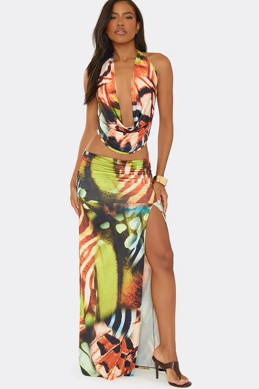 Mid Rise Maxi Skirt - EGO