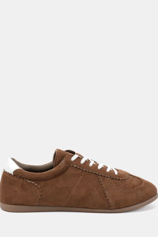 Flavia Soft Lace Up Low Profile Trainer - Novo