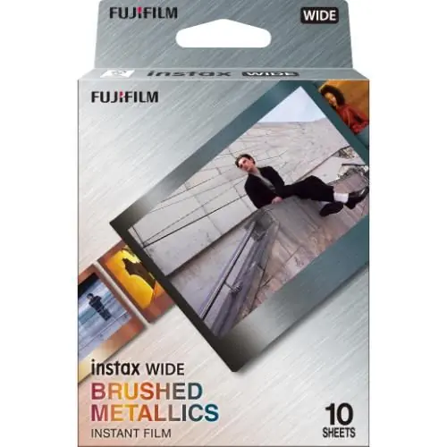 Wide Instant Film with Brushed Metallic (10 Shots) - instax