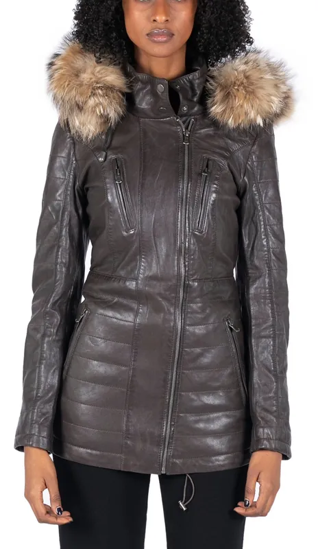 Mid Length Hooded Parka Jacket - TruClothing