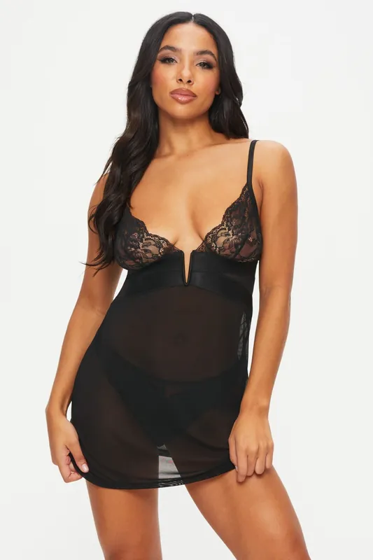 Gracious Lace Chemise Lingerie - Ann Summers