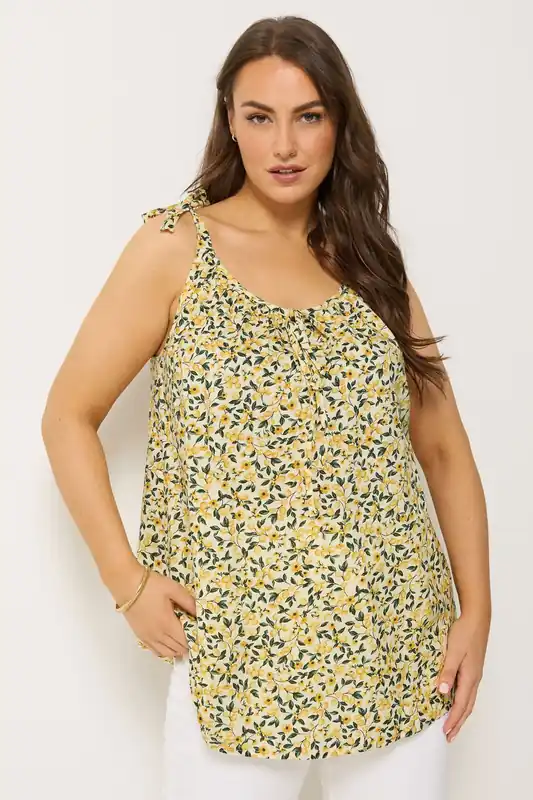 Lemon Cami Vest Top - Yours