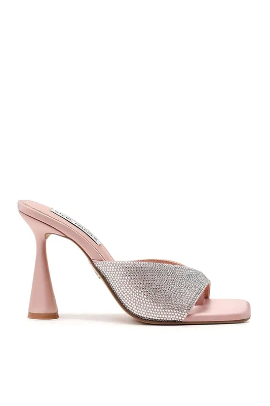 Herah Heel Pink' Fabric Heels - STEVE MADDEN