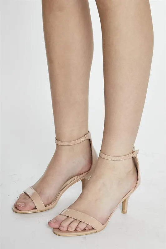 Strappy Mid Heel - Shnoo