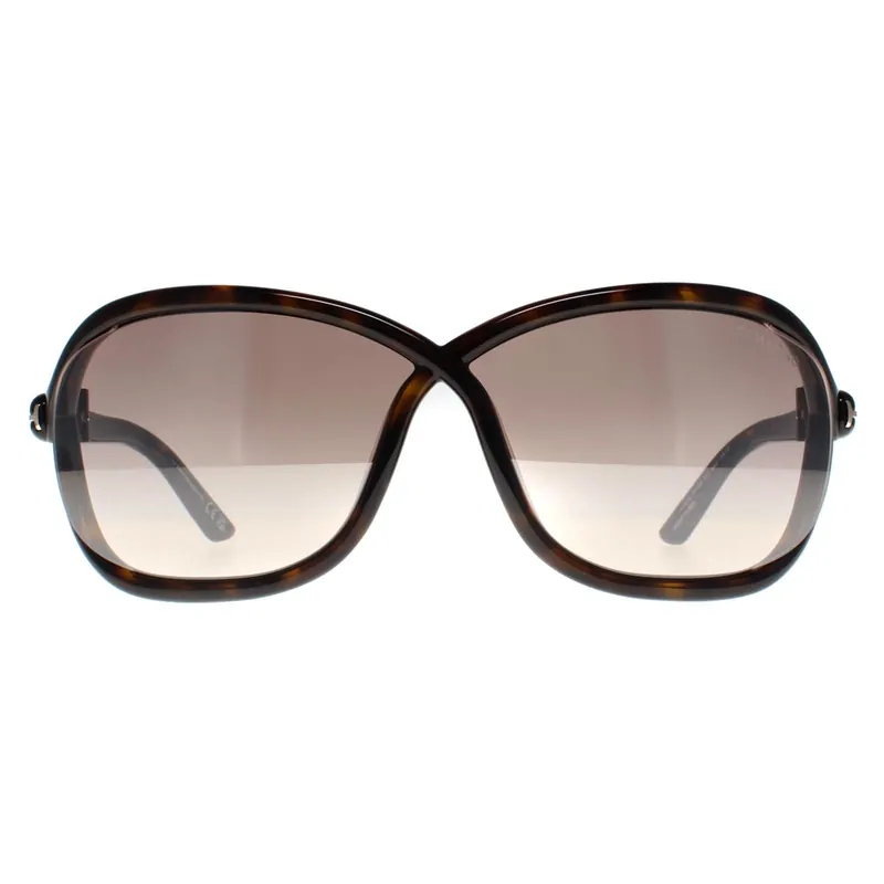 Butterfly Dark Havana Brown Mirror Fernanda FT1069 - Tom Ford