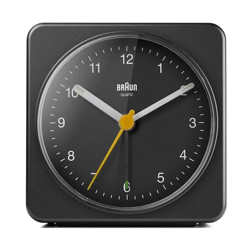 Classic Analogue Alarm Clock - Braun
