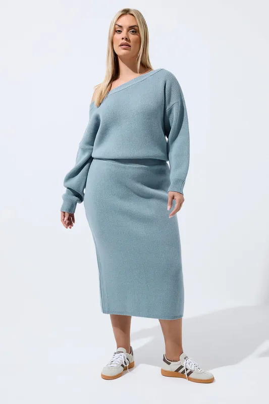 Knitted Midi Skirt - Yours