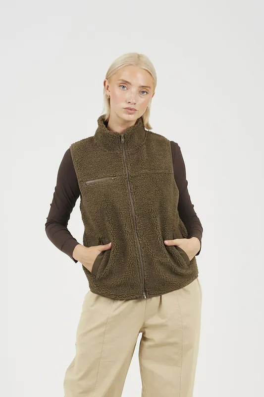 Zip Through Fleece Gilet - Brave Soul