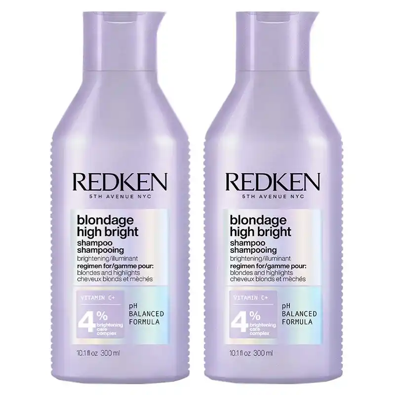 Blondage High Bright Shampoo 300ml Double - Redken