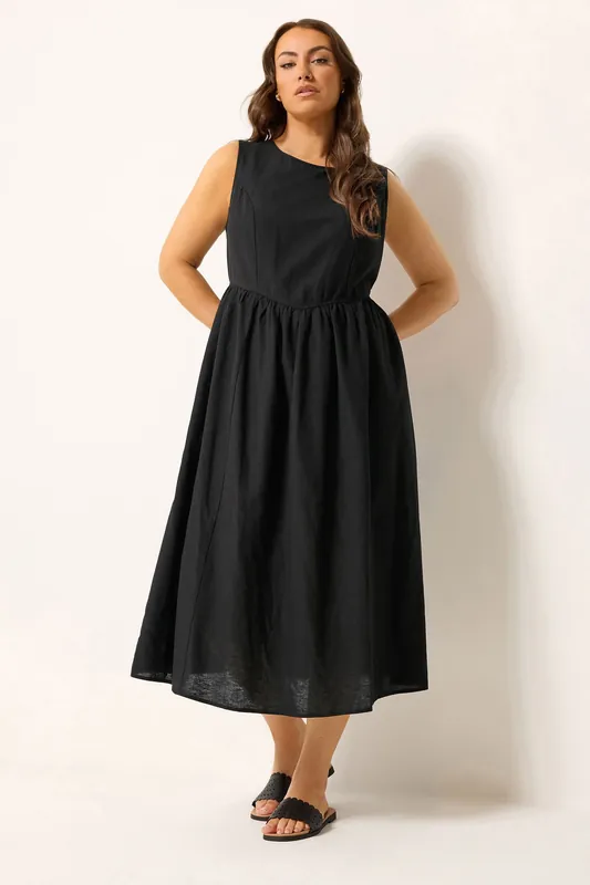 Sleeveless Linen Maxi Dress - Yours