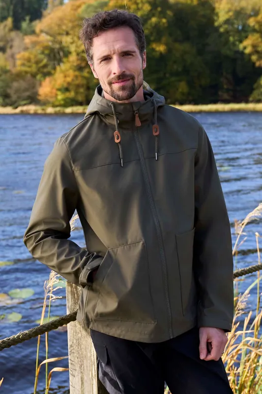 ’Iona’ Water Resistant Windproof Adjustable Hem Softshell Jacket - Mountain Warehouse