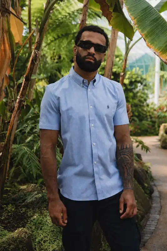 Cotton Short Sleeve Oxford Shirt - French Connection
