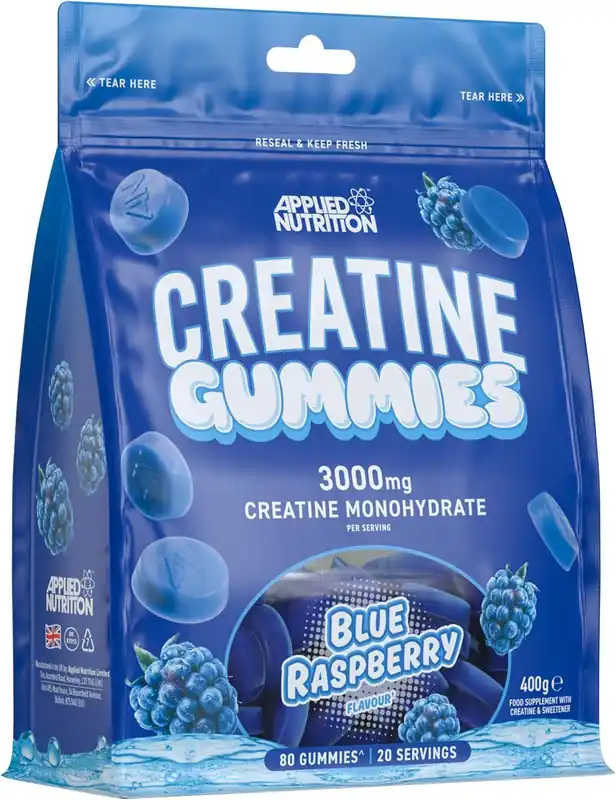 Creatine Gummies - Blue Raspberry - 20 Servings