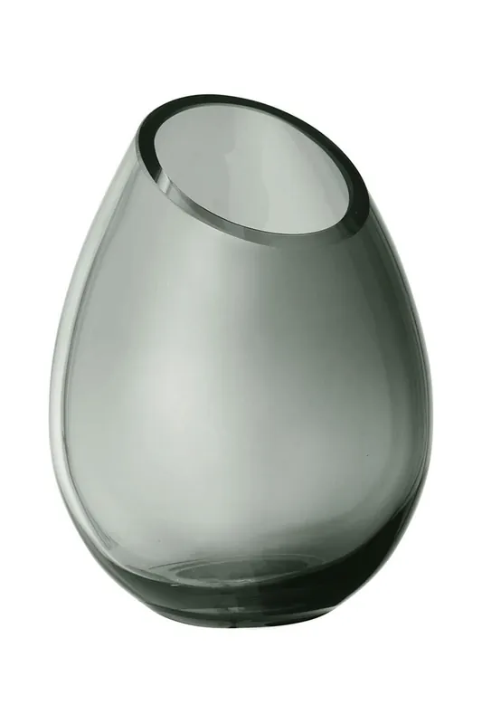 Drop Glass Vase 12.5cm - Smoke