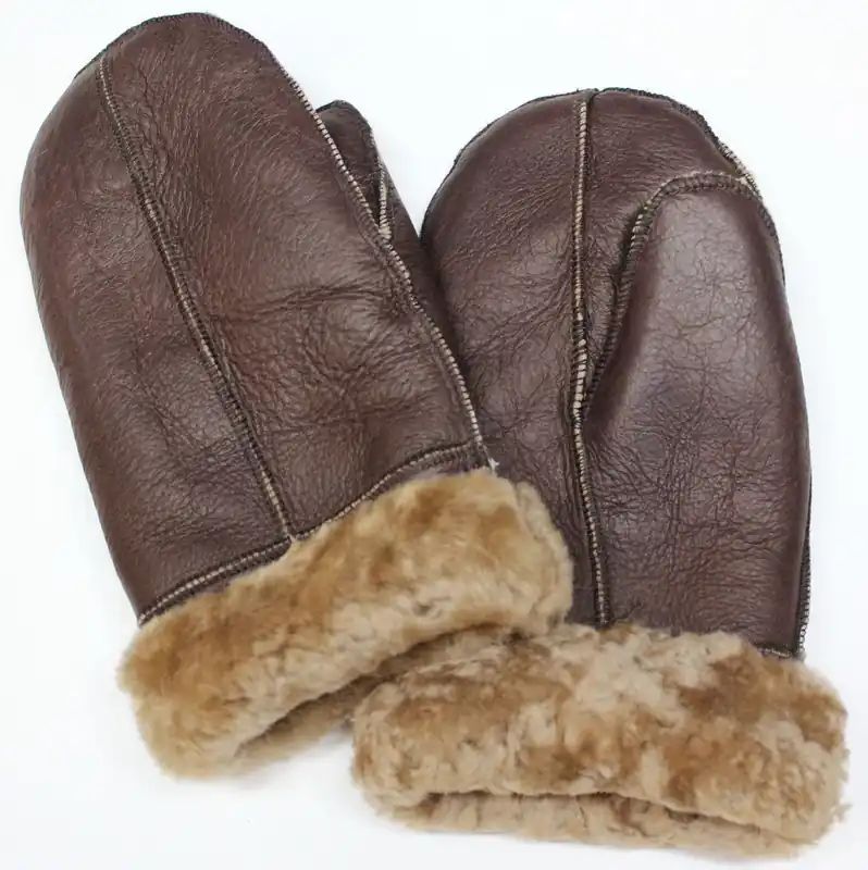 Sheepskin Mittens - Infinity Leather