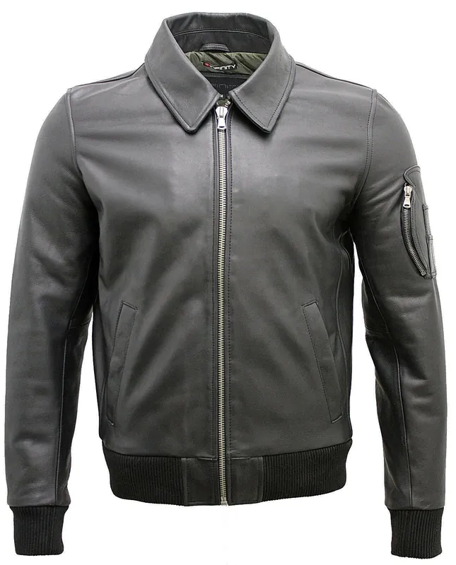 Cowhide Airline Leather A2 US Airforce Bomber Jacket - Infinity Leather