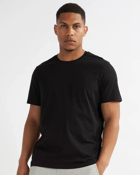 100% Premium BCI Cotton Men Crewneck Basic T-Shirt