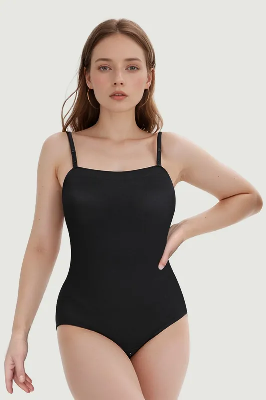 Shapewear Seamless Bodysuits with Removable Shoulder Straps - MODISHION