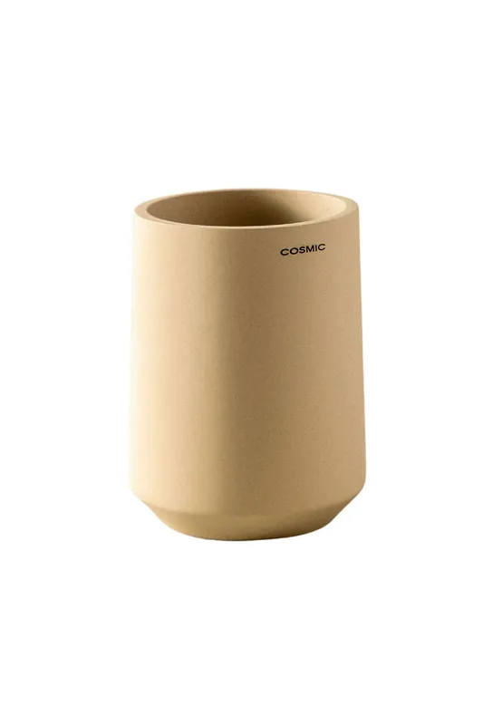 Toothbrush Holder, Big Capacity, Durable, Polyresin, Sand, Saona - Cosmic