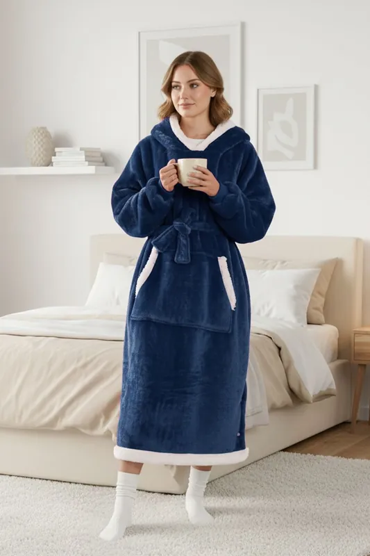 Oversized Warm Wearable Blanket Hoodie - MODISHION