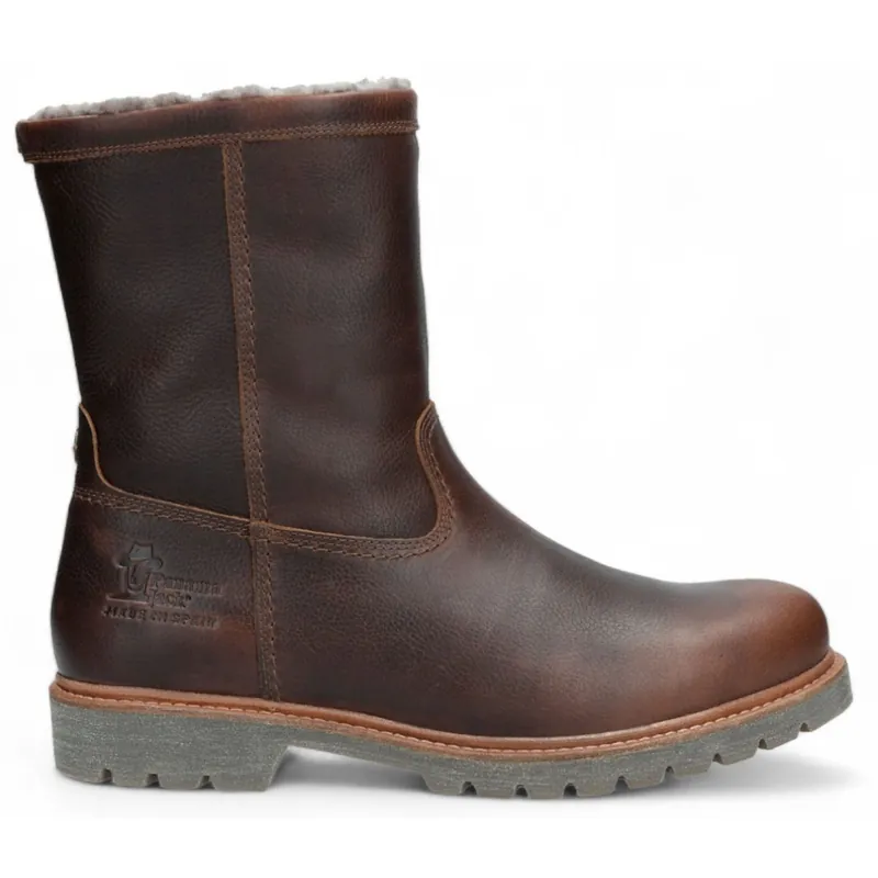 Waterproof Faux Fur Lining Leather Biker Boots - TruClothing