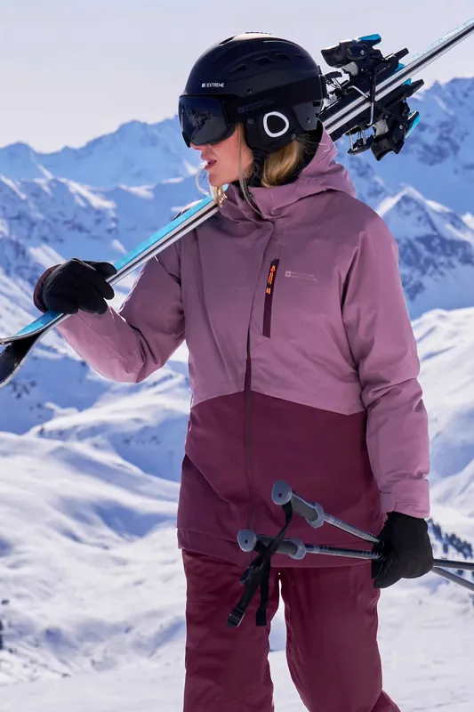 Alpine' Extreme Padded Waterproof Adjustable Hood Winter Ski Jacket - Mountain Warehouse