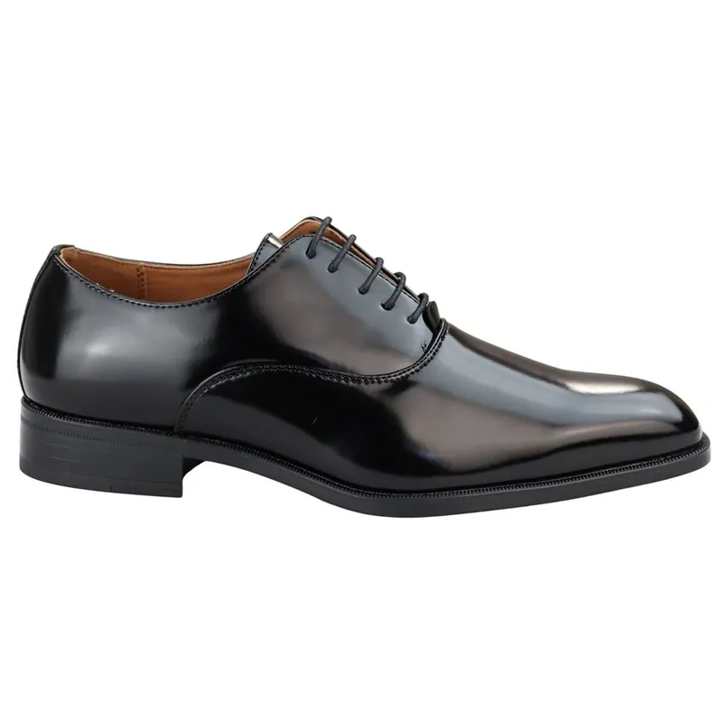 Smart Formal Shoes Patent Round Toe VIntage 1920s - TruClothing