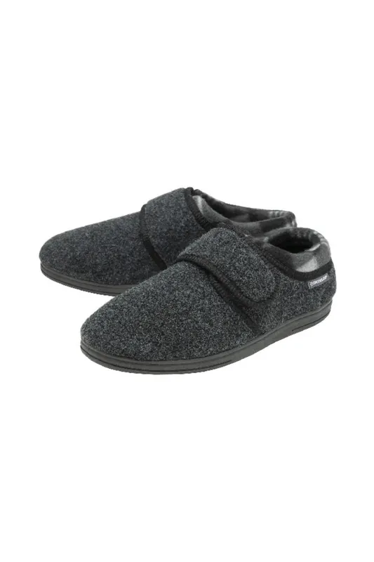 Orthapedic Easy Close Velcro Slippers - Dunlop